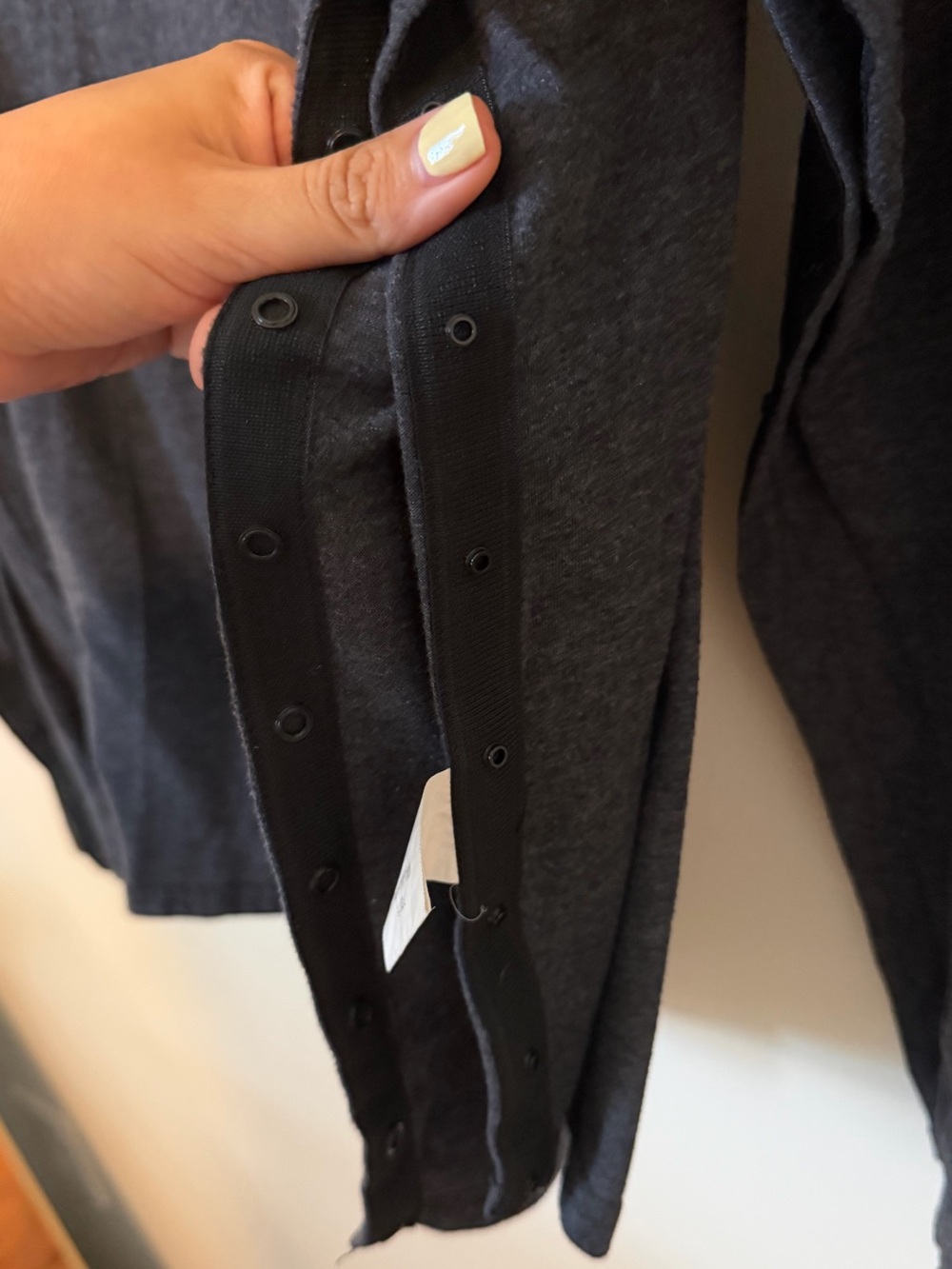 Charcoal Post Surgery Shirts for Women - Long Sleeve - Picture 4 of 6